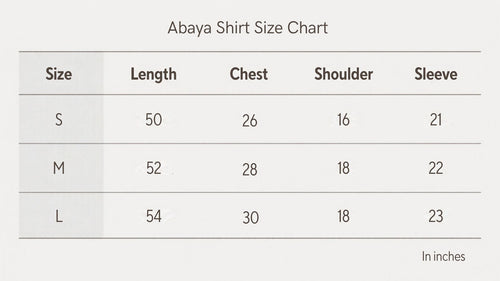Black & White Oversized Abaya Shirt