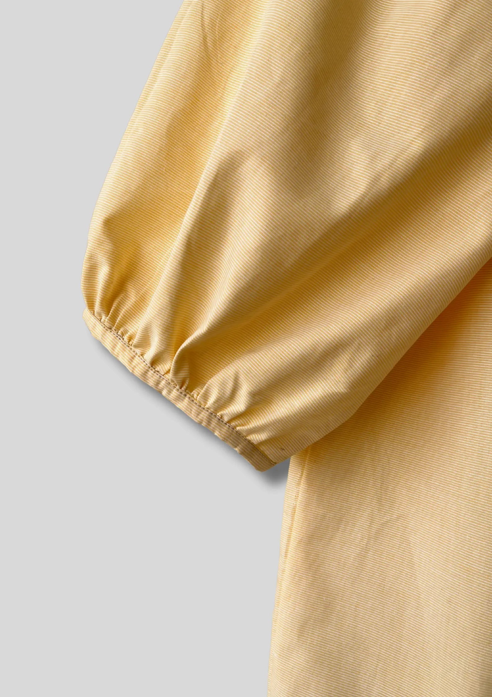 Sunlight Haze Button-Down Peplum
