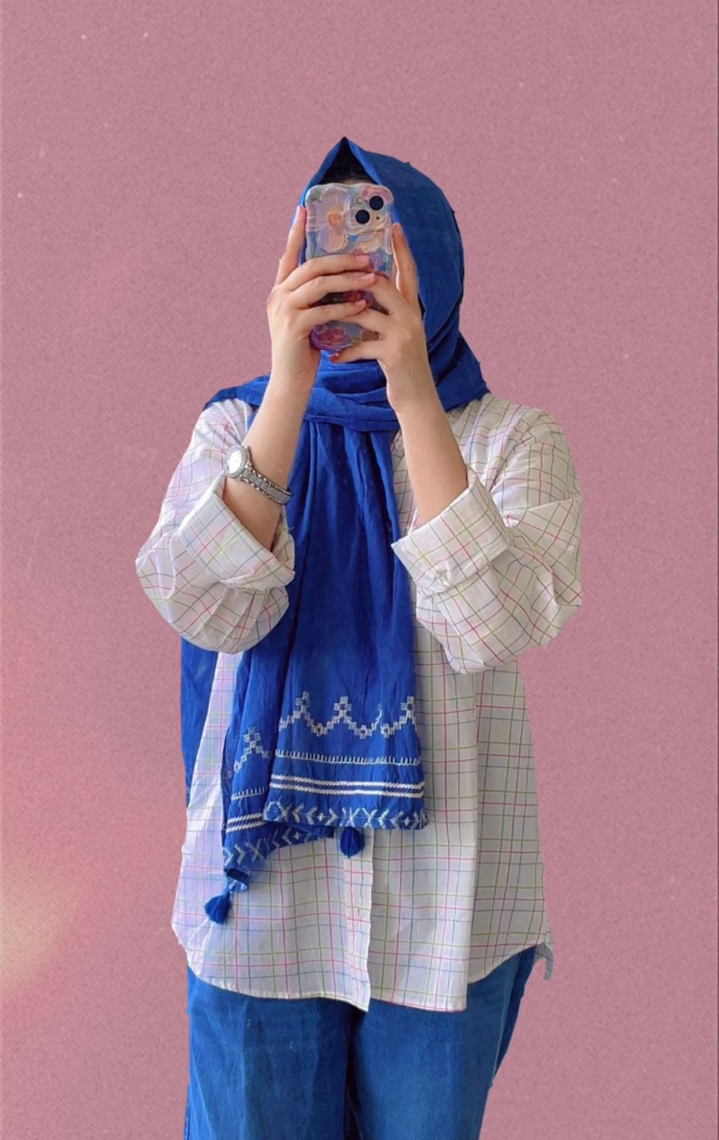 Multibox Oversized Button-Down Shirt