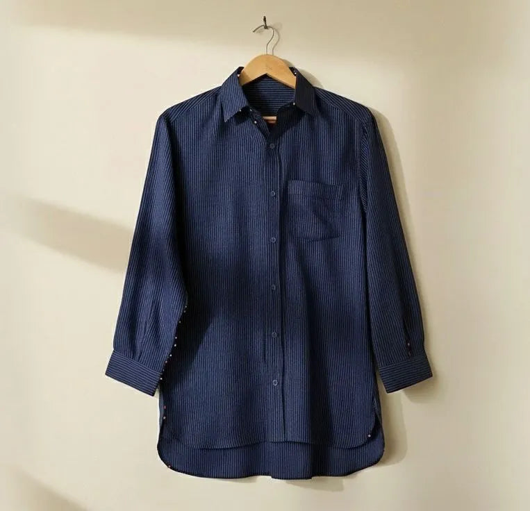 Midnight Blue Button Down Shirt