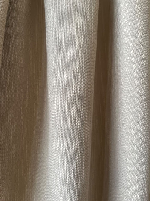 Beige Pleated A-Line Skirt