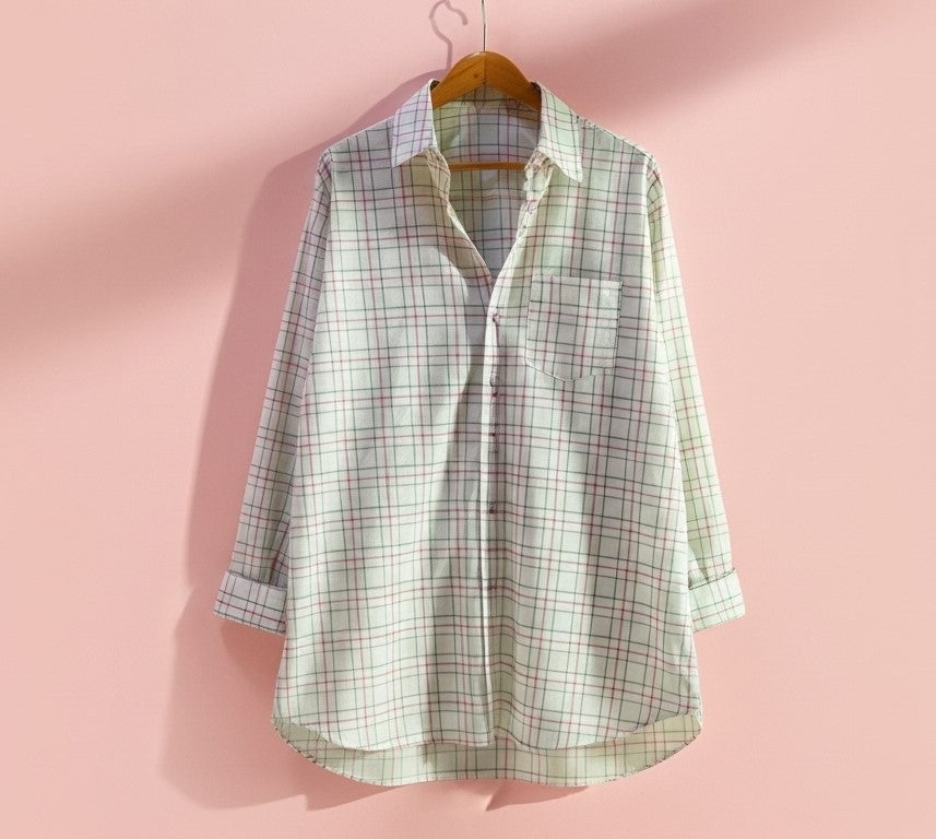 Multibox Oversized Button-Down Shirt